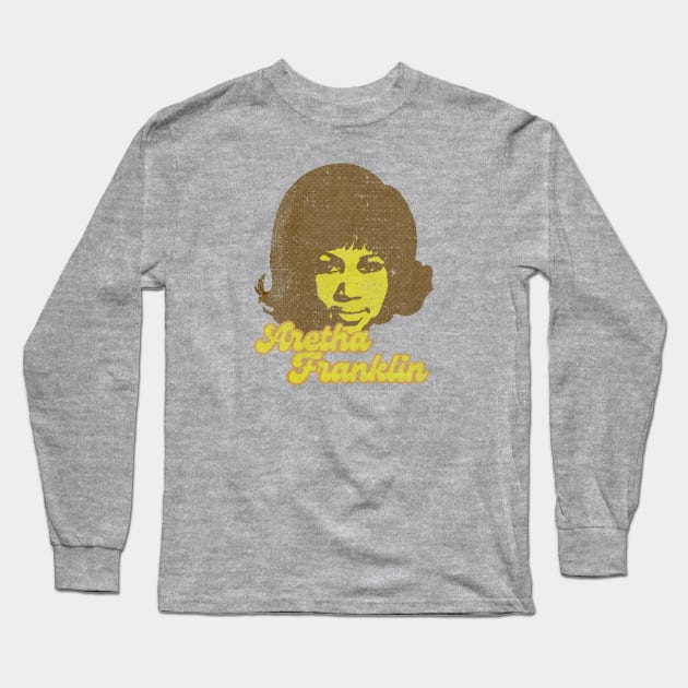 aretha franklin Long Sleeve T-Shirt by guilhermedamatta